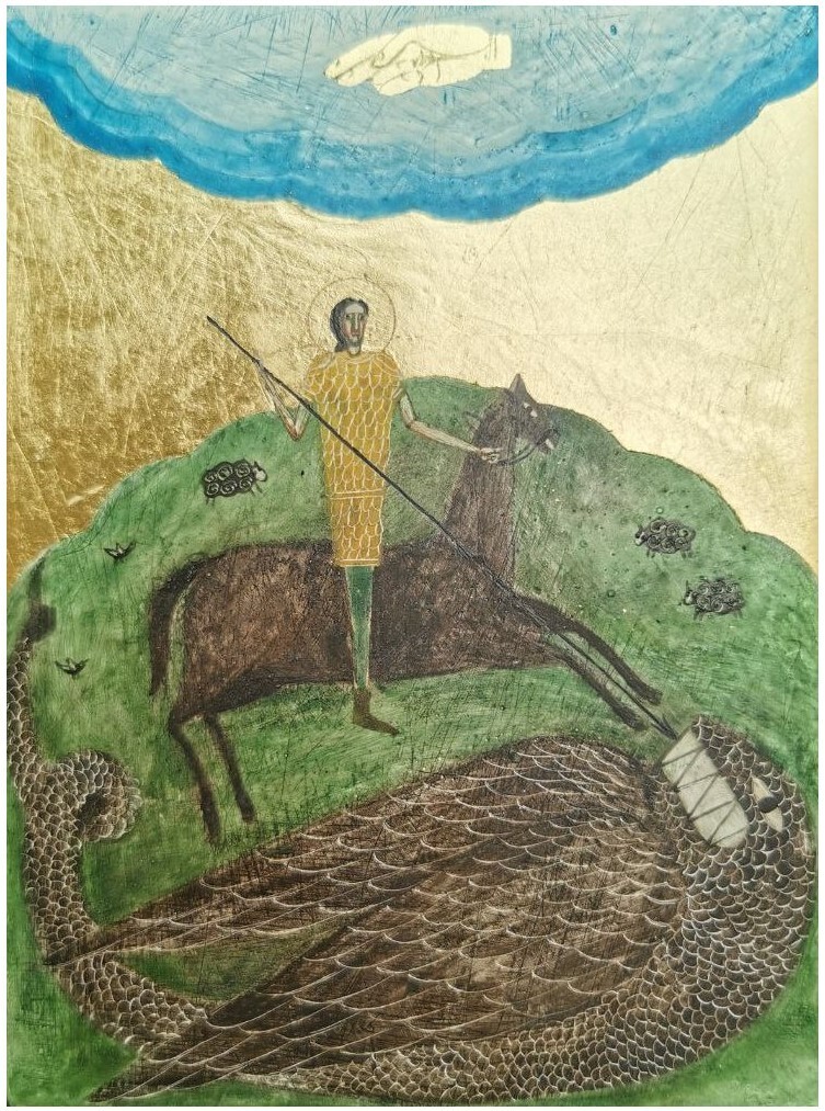 Natalya Rusetska &quot;St George slaying the dragon&quot;