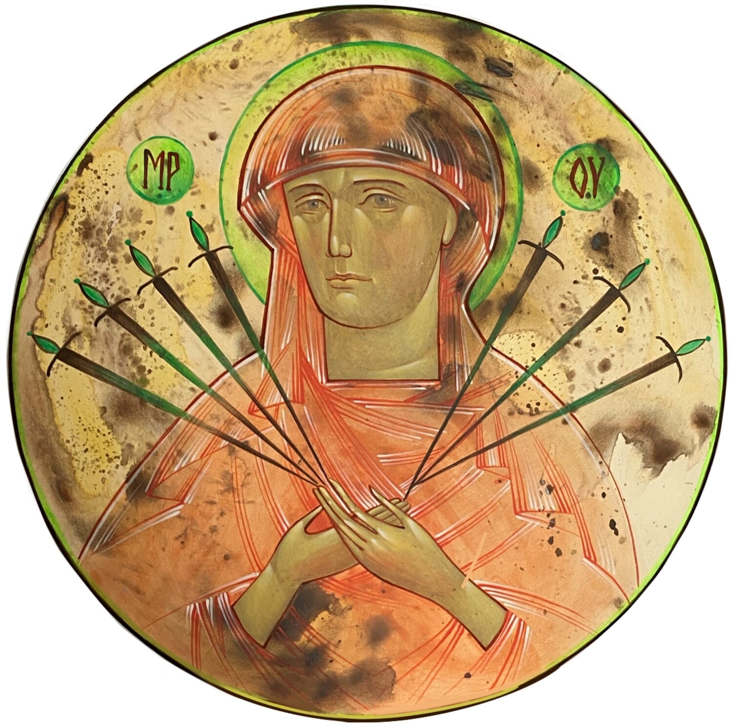 Kateryna Shadrina &quot;Mother Of God Seven Arrows&quot;