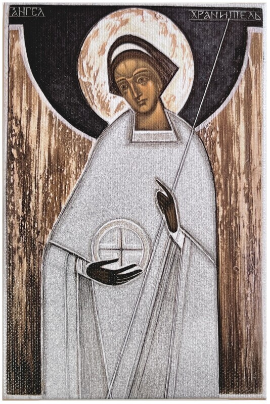 Khrystyna Yatsyniak &quot;Guardian Angel&quot; Print on canvas