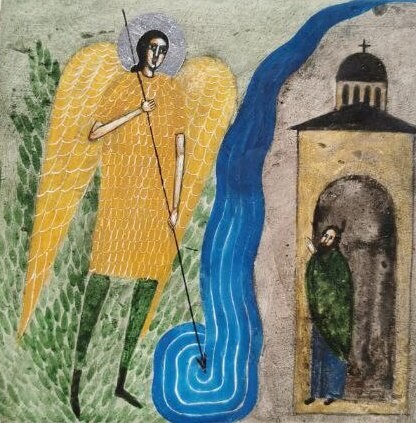 Natalya Rusetska &quot;The Miracle of St Michael at Chonae&quot;
