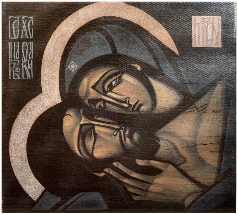 Nataliya Sydoruk &quot;Pieta&quot; Print on canvas