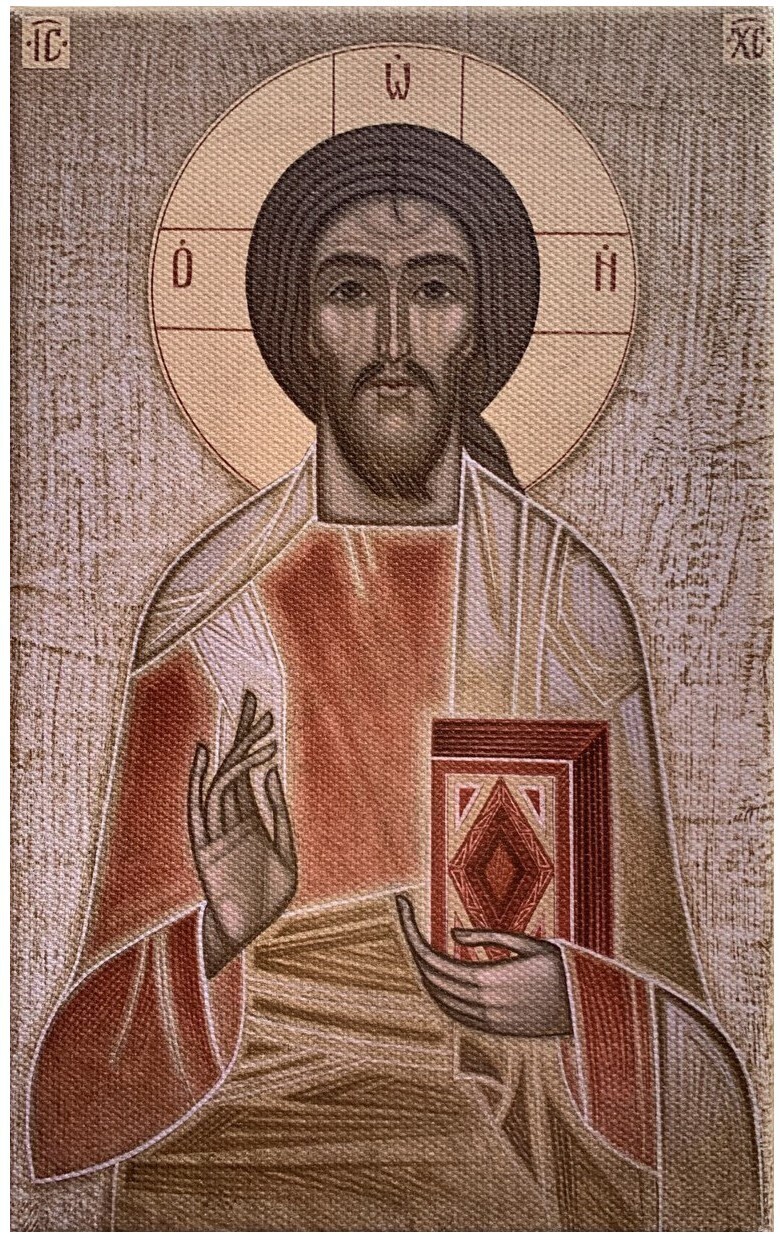 Nataliya Sydoruk &quot;Christ Pantocrator&quot; Print on canvas