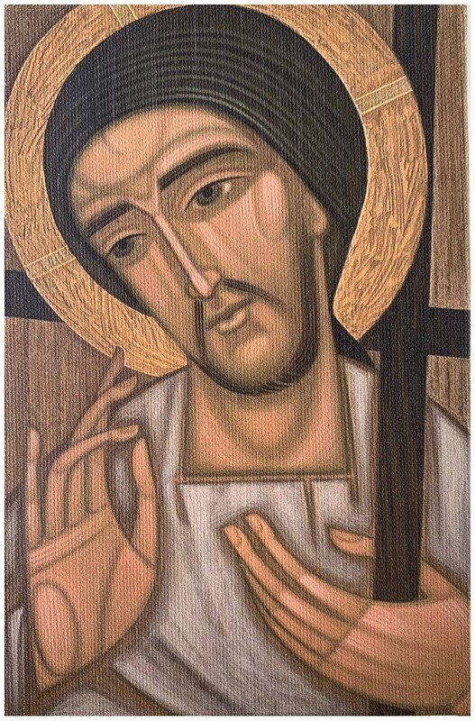 Nataliya Sydoruk &quot;Christ Pantocrator&quot; Print on canvas