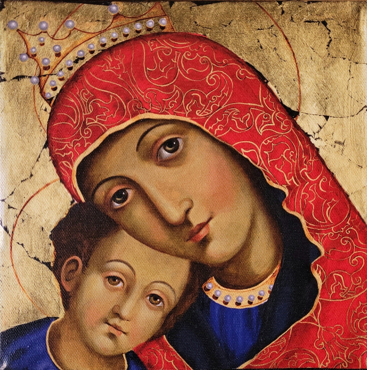 Olga Kovtun &quot;Madonna&quot; Print on canvas