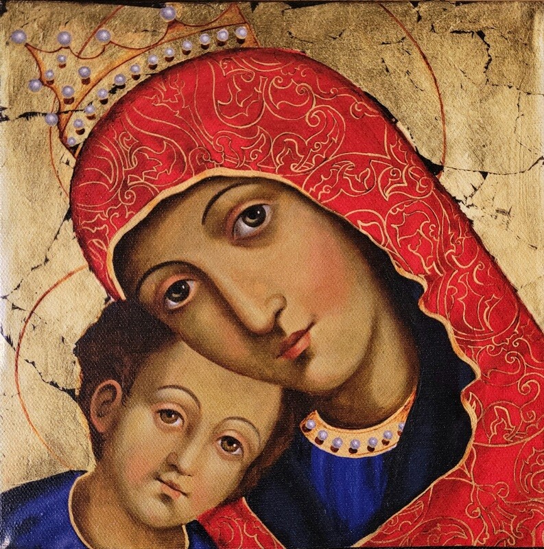 Olga Kovtun &quot;Madonna&quot; Print on canvas