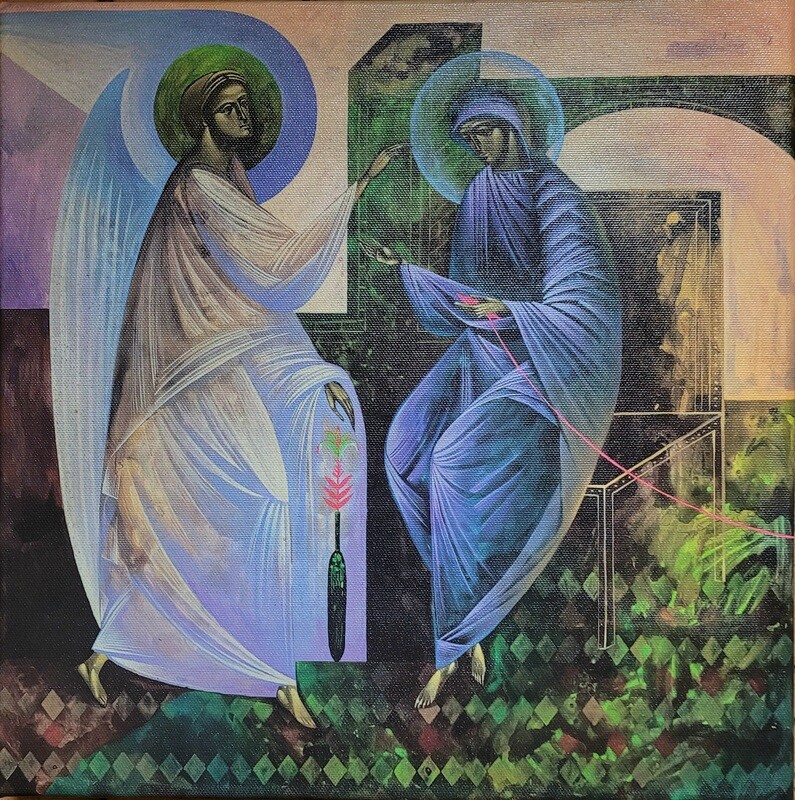 Kateryna Shadrina &quot;Annunciation&quot; Print on canvas