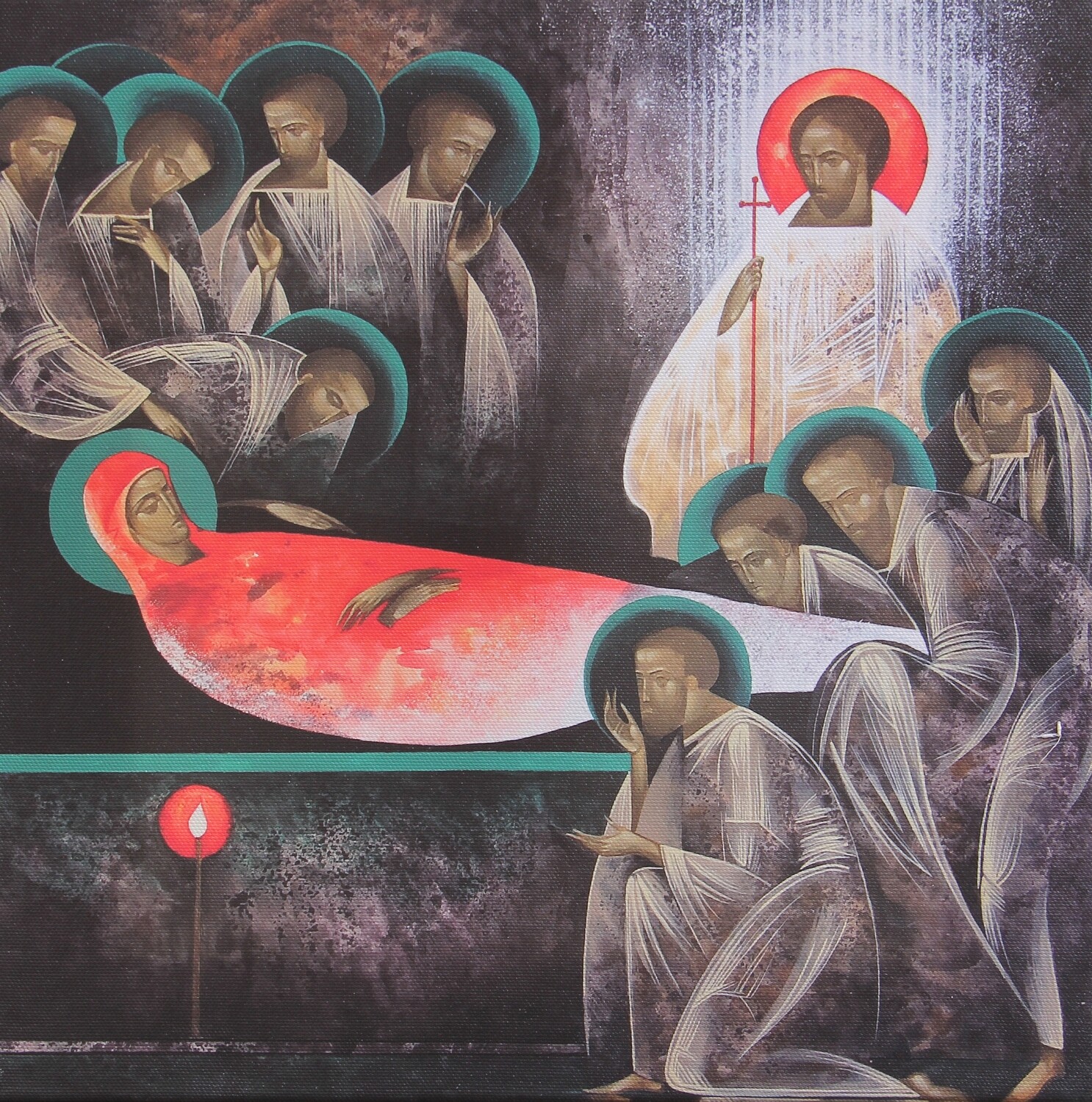 Kateryna Shadrina &quot;Dormition of the Mother of God&quot; Print on canvas