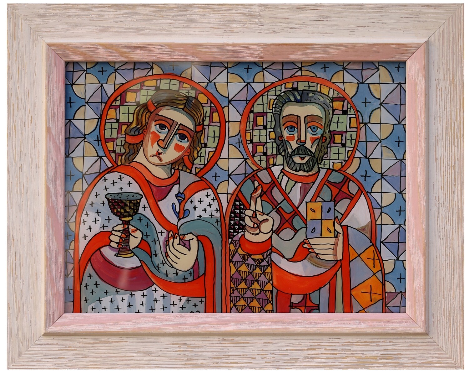 Oksana Andrushchenko &quot;St Barbara and St Nicholas&quot;