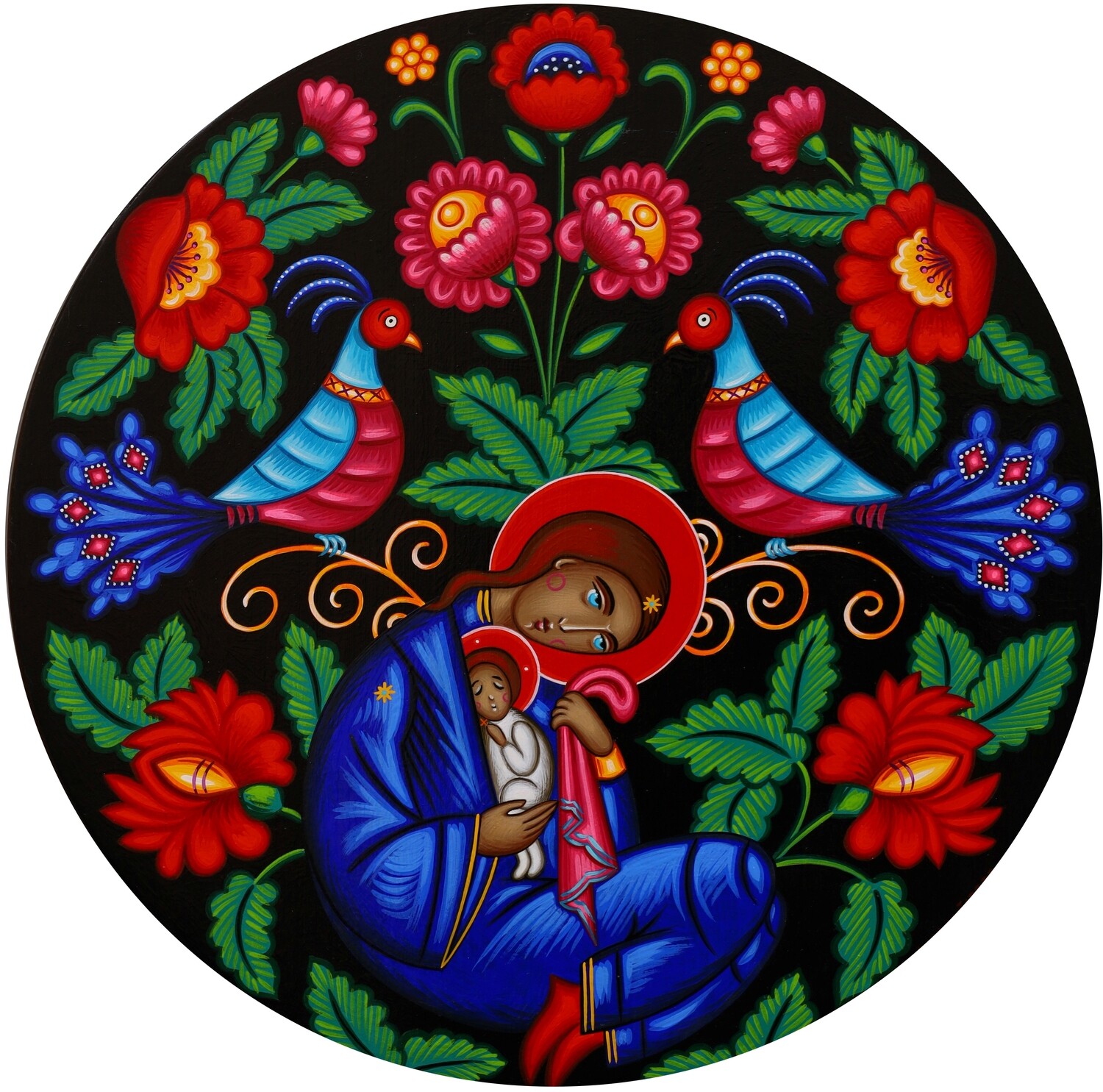 Anna Makać &quot;Christmas with peacocks&quot;