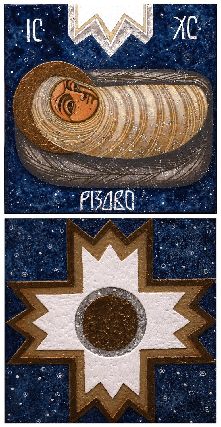 Khrystyna Khodonovych diptych &quot;Nativity&quot;