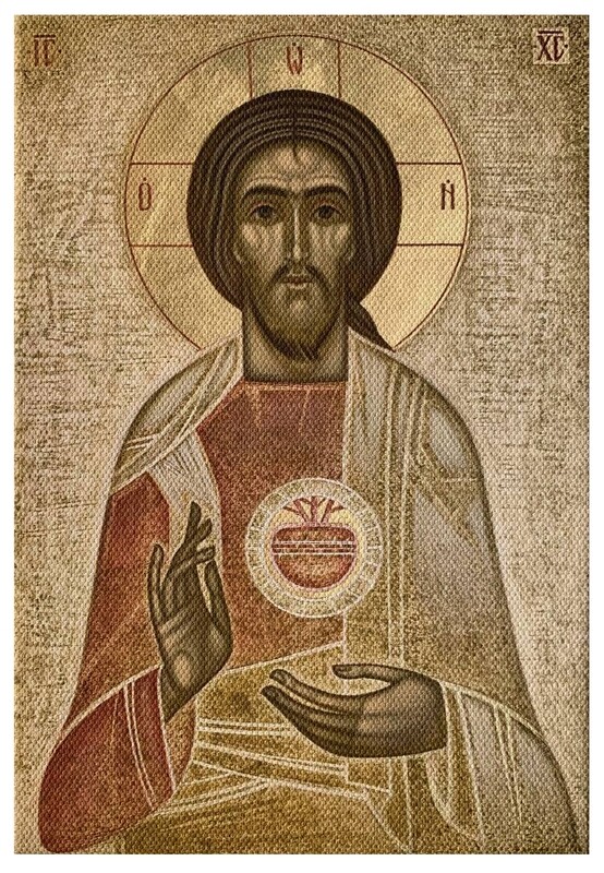 Nataliya Sydoruk &quot;Sacread Heart of Jesus&quot; Print on canvas