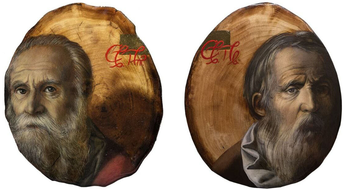Andriy Kovalenko &quot;Saint Peter and Paul&quot; (dyptych)