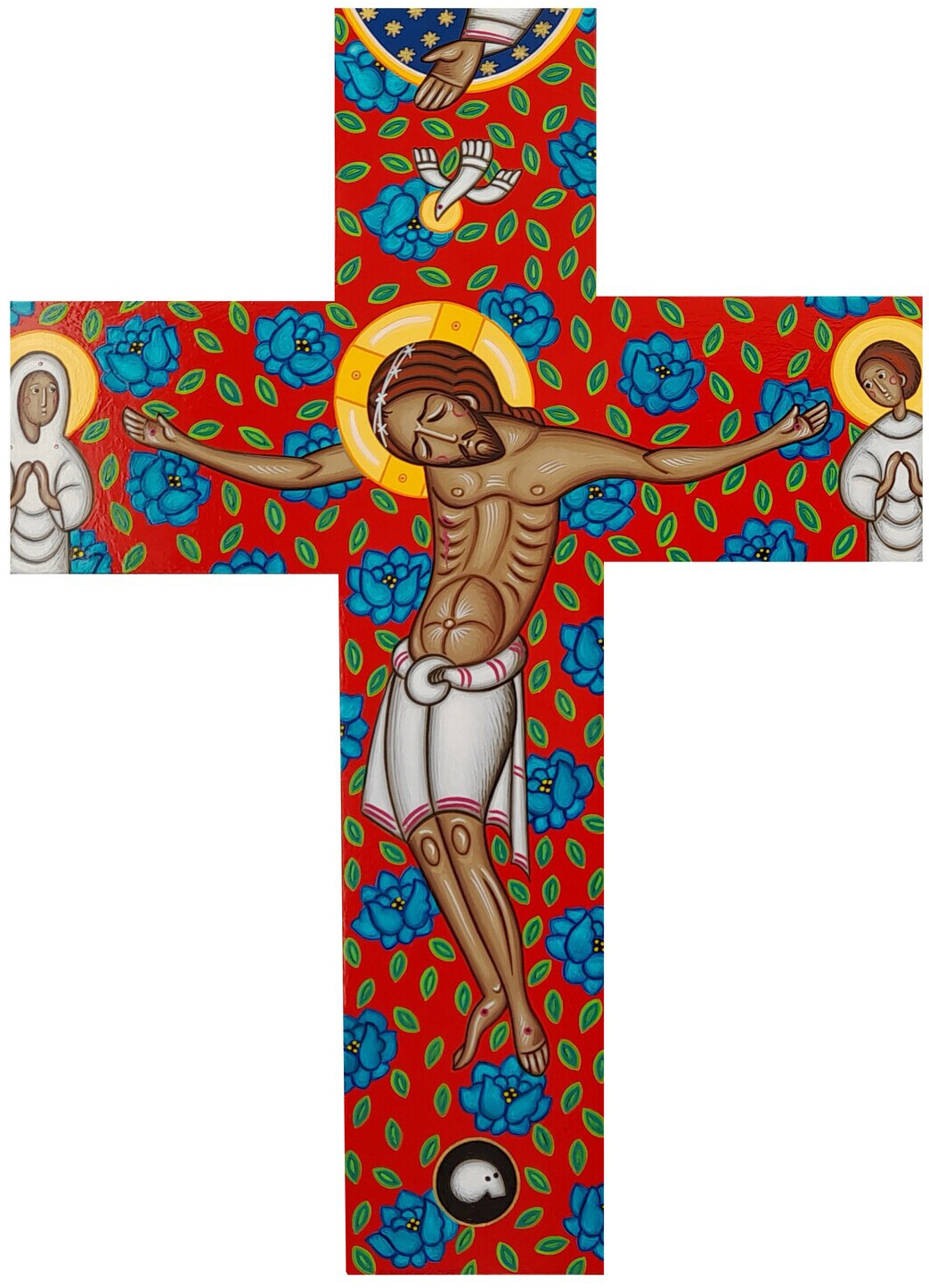 Anna Makać &quot;Cross with flowers&quot;