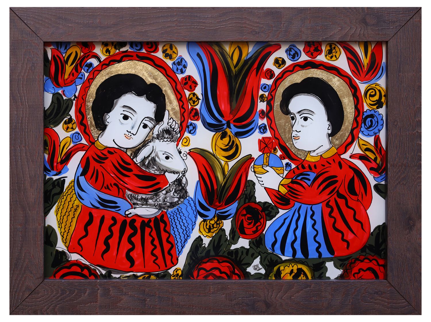 Ivan Dashko &quot;Jesus Christ and John the Baptist&quot;