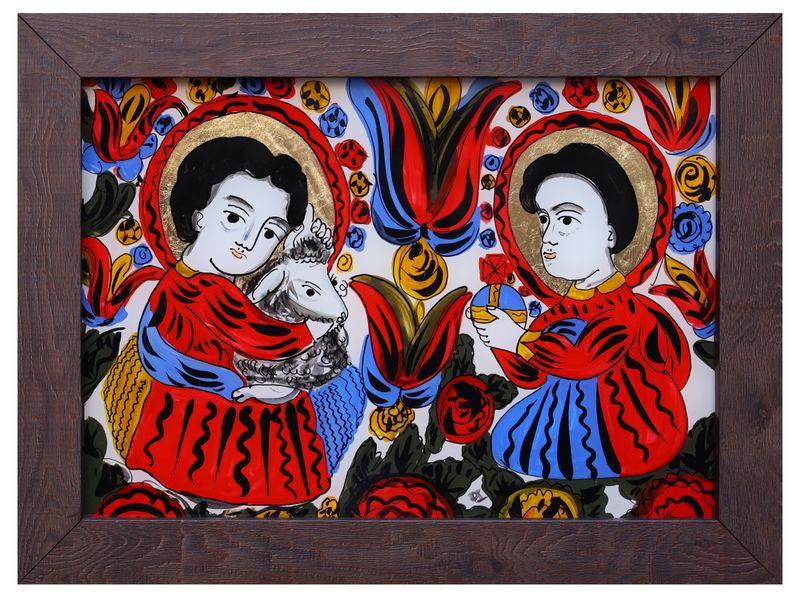 Ivan Dashko &quot;Jesus Christ and John the Baptist&quot;