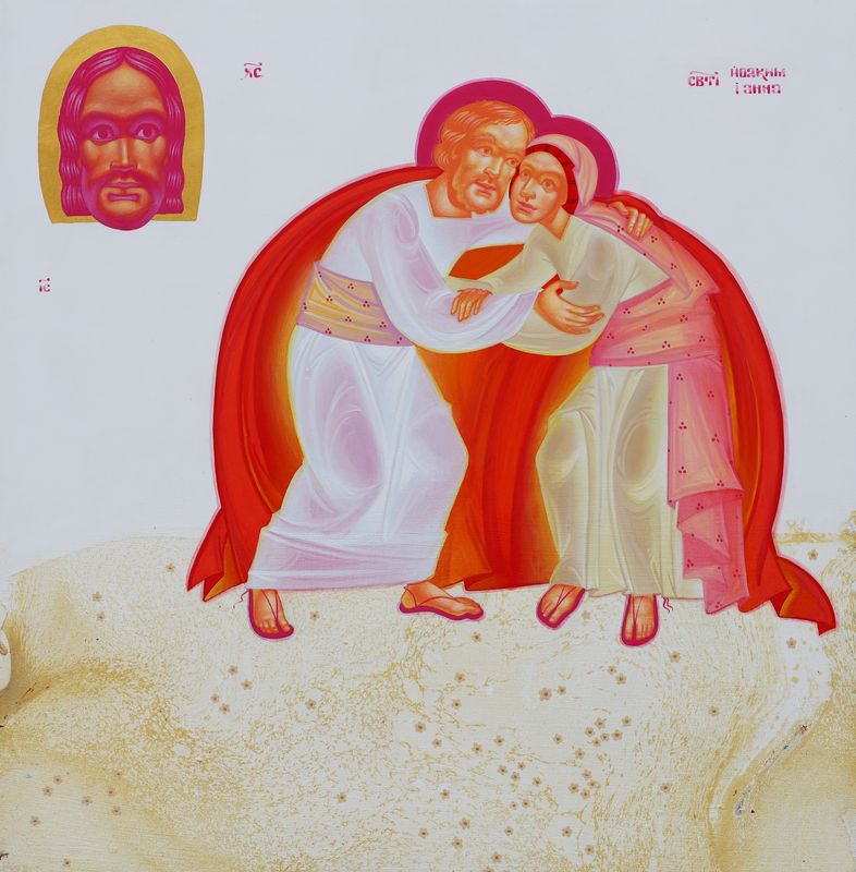 Hlafira Shcherbak &quot;Joachim and Anna&#39;s meeting&quot;