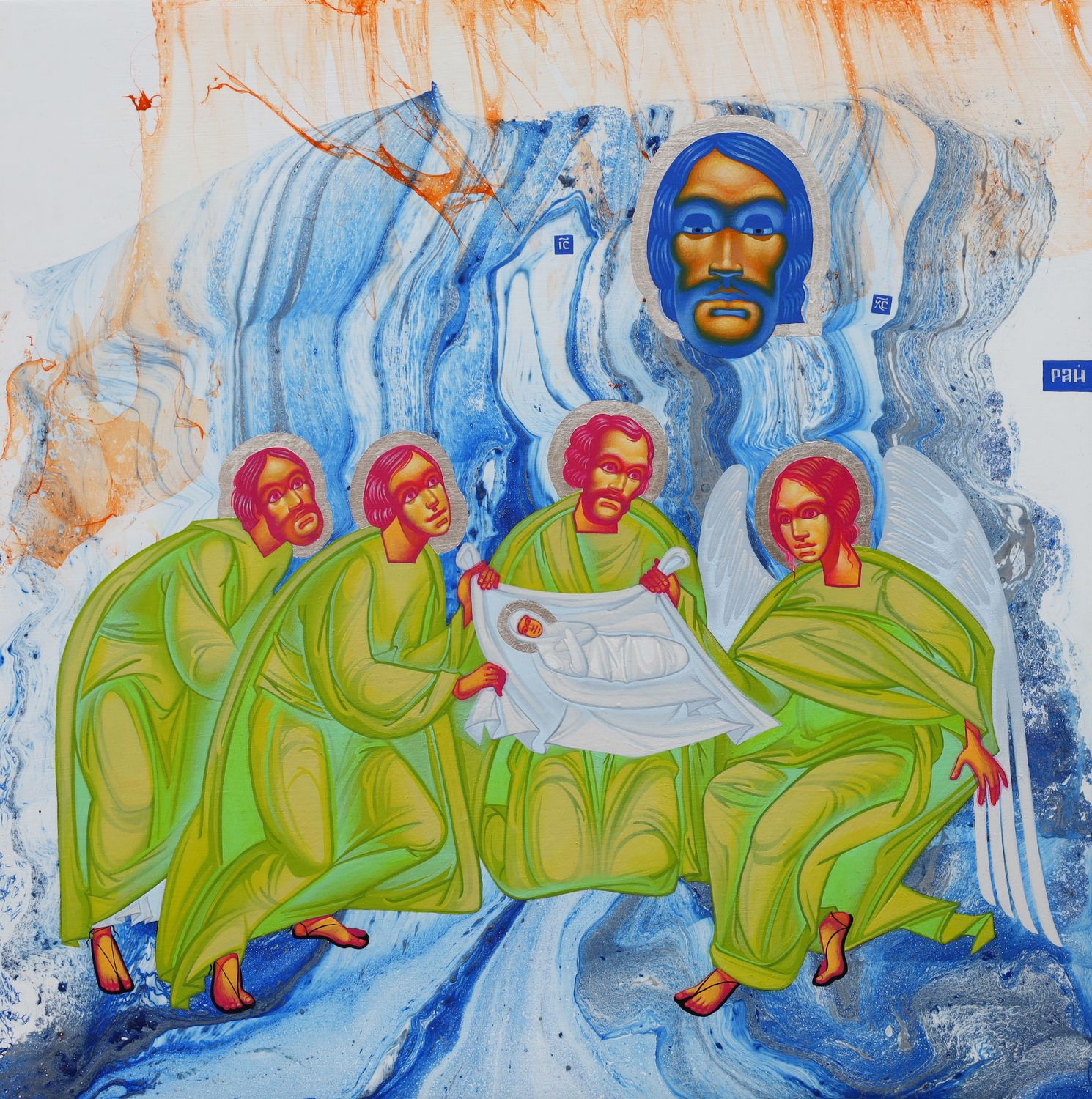 Hlafira Shcherbak &quot;Heaven. Saints and angels hold the righteous soul&quot;