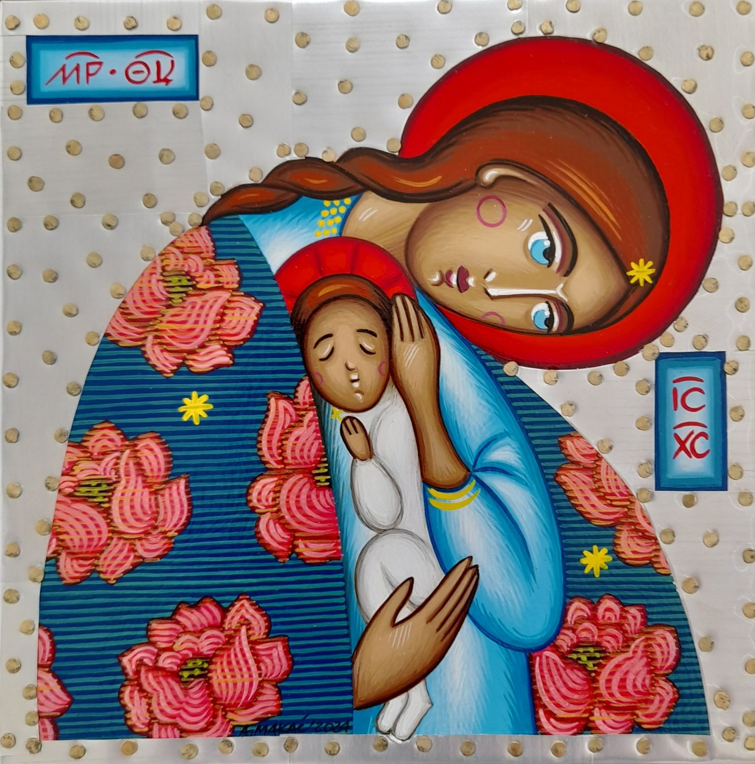 Anna Makać &quot;Mother of God with sleeping Child&quot;