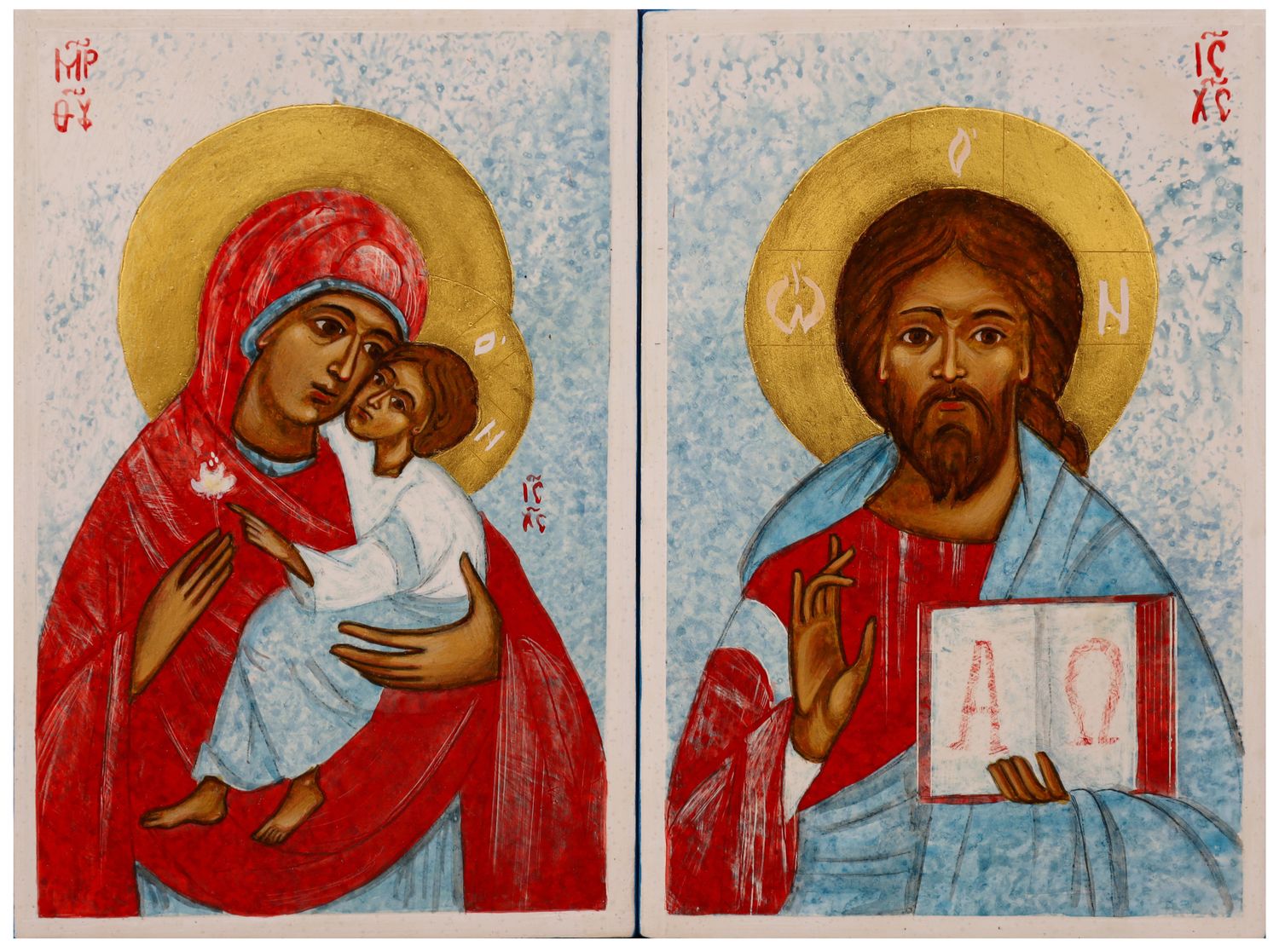Lidiya Yakobchuk &quot;Mother of God&quot; and &quot;Christ&quot; pair
