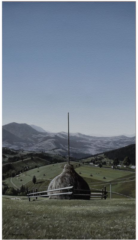 Yulia Dolynska &quot;The small haystack. Verkhovyna&quot;
