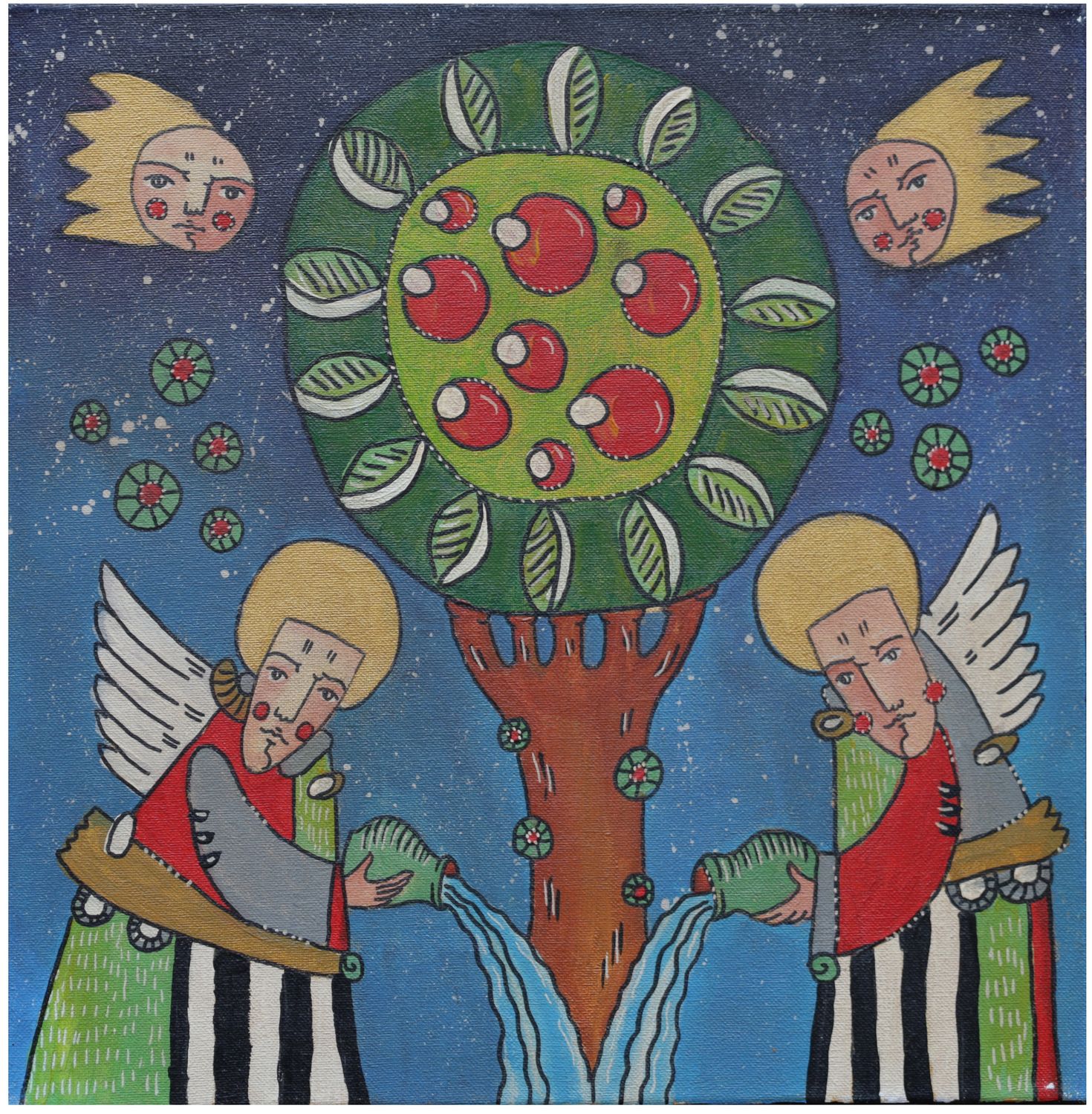 Taras Keb &quot;Watering the tree of life&quot;