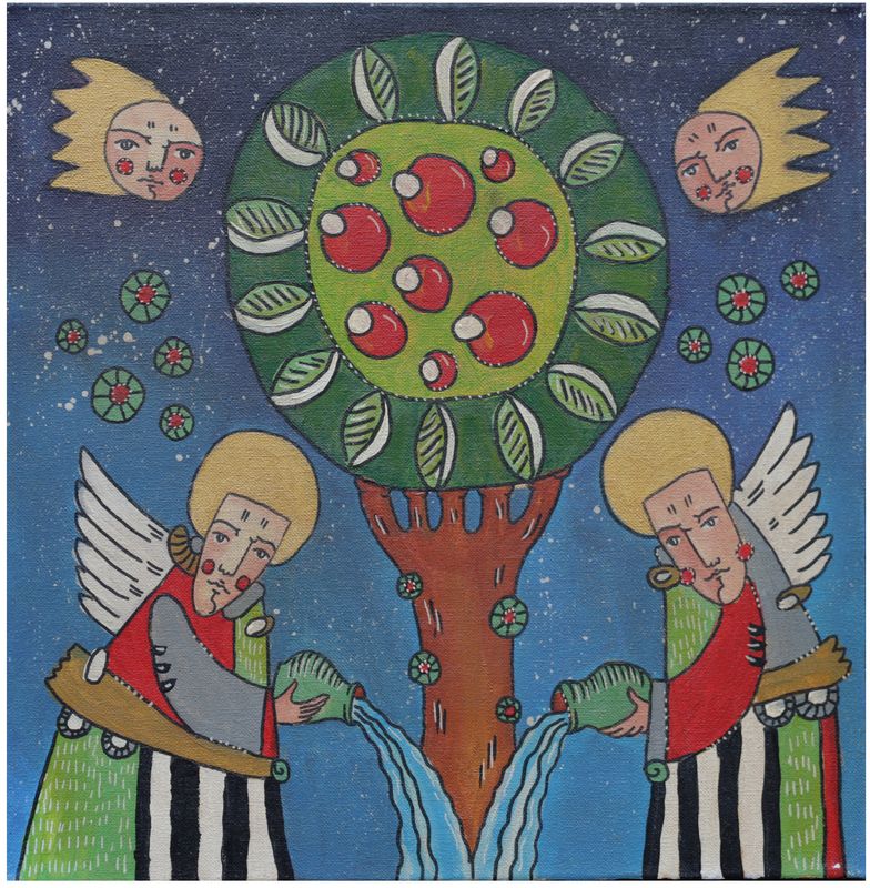 Taras Keb &quot;Watering the tree of life&quot;