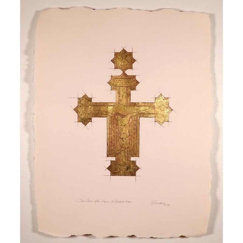 Sandra Bowden &quot;Crucufix after Segna di Bonaventura (Arezzo)&quot;