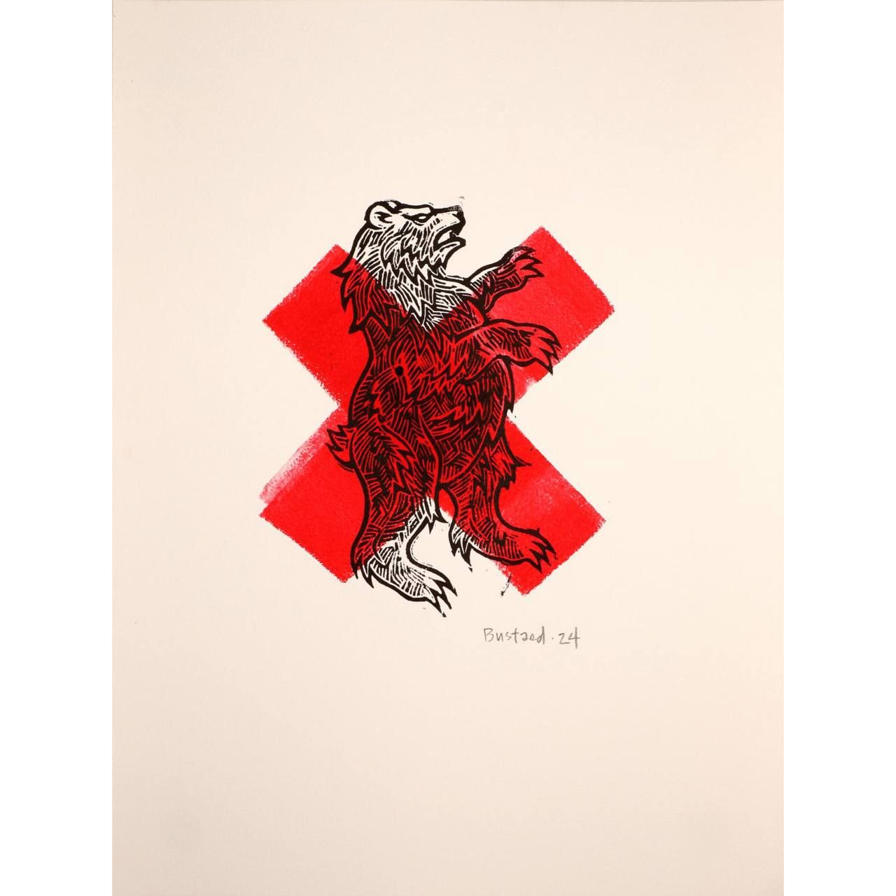 Ned Bustard &quot;The Cross &amp; The Bear&quot;