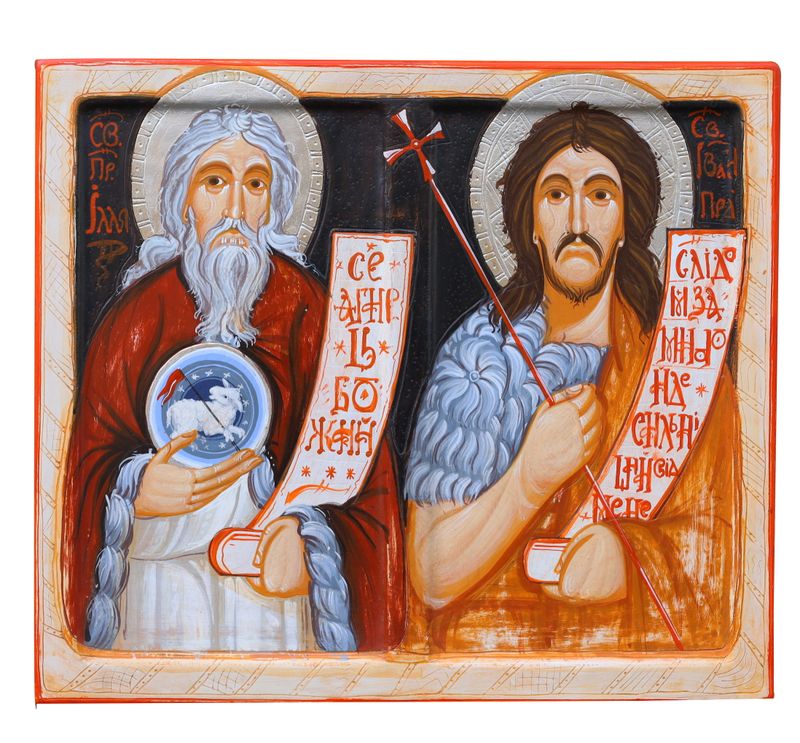 Ivan Dashko &quot;Saint Elijah and John the Baptist&quot;