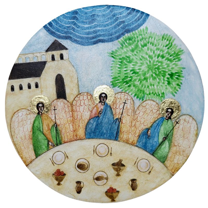 Natalya Rusetska "Old Testament Trinity"