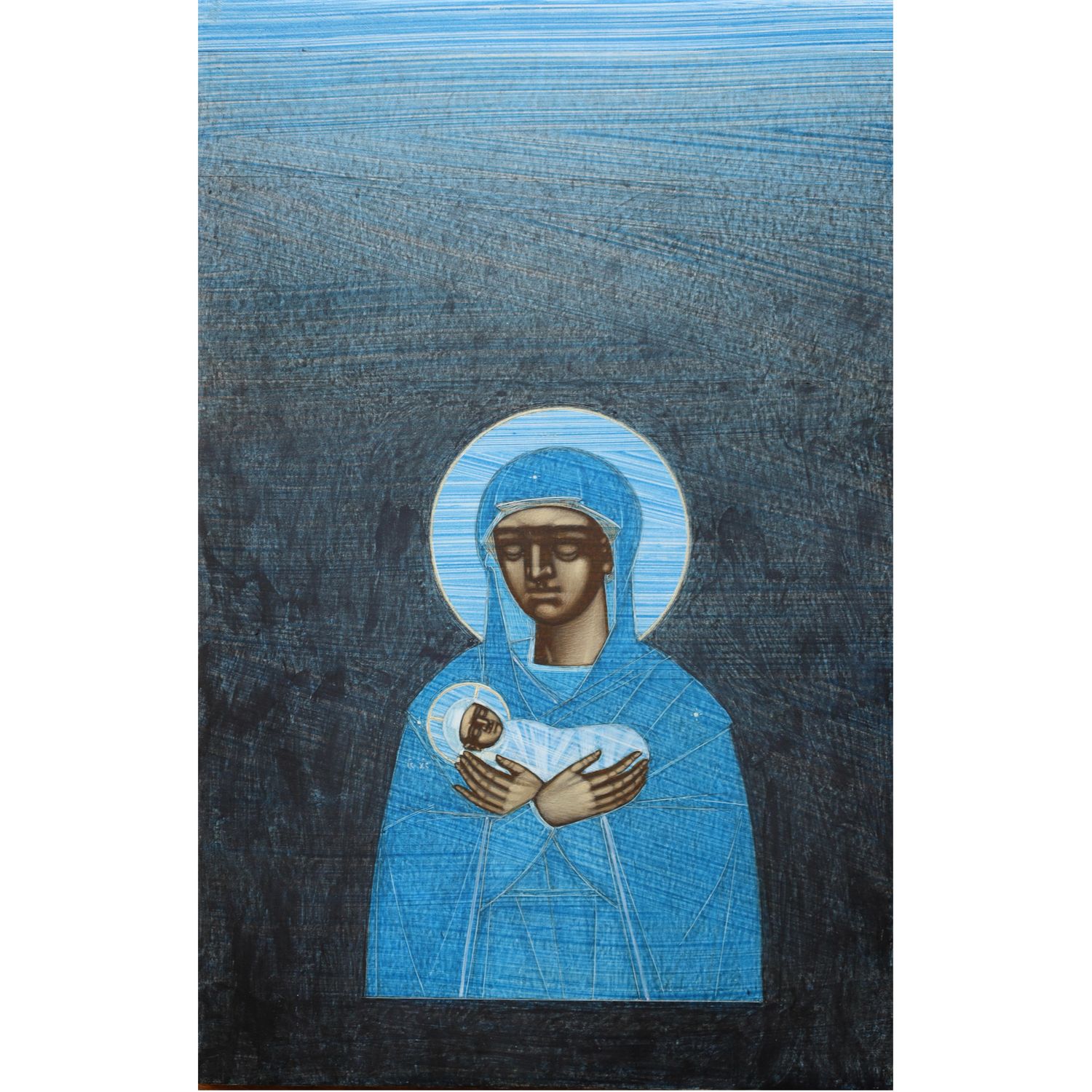 Kateryna Kuziv “Mother of God with a Christ. Hope”