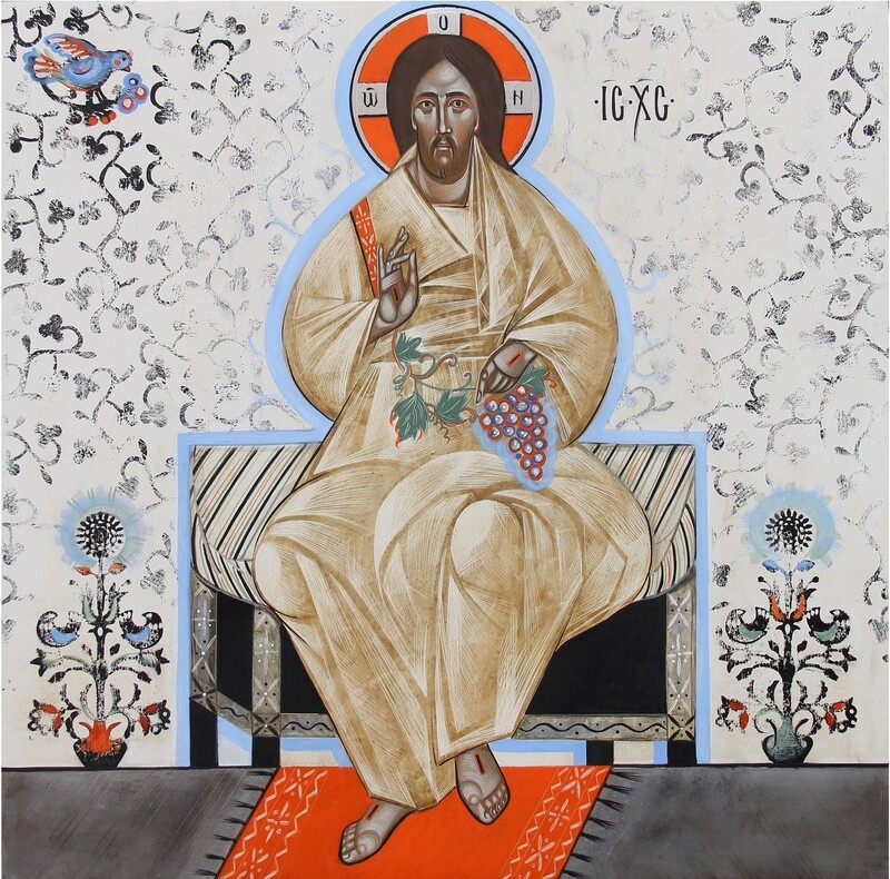 Uliana Krekhovets "Christ in the Vineyard"