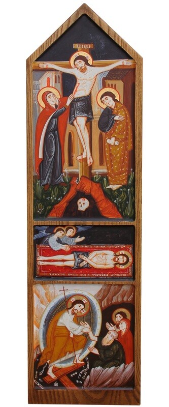 Ivan Dashko  "Crucifixion, Shroud, Descent into Hell"