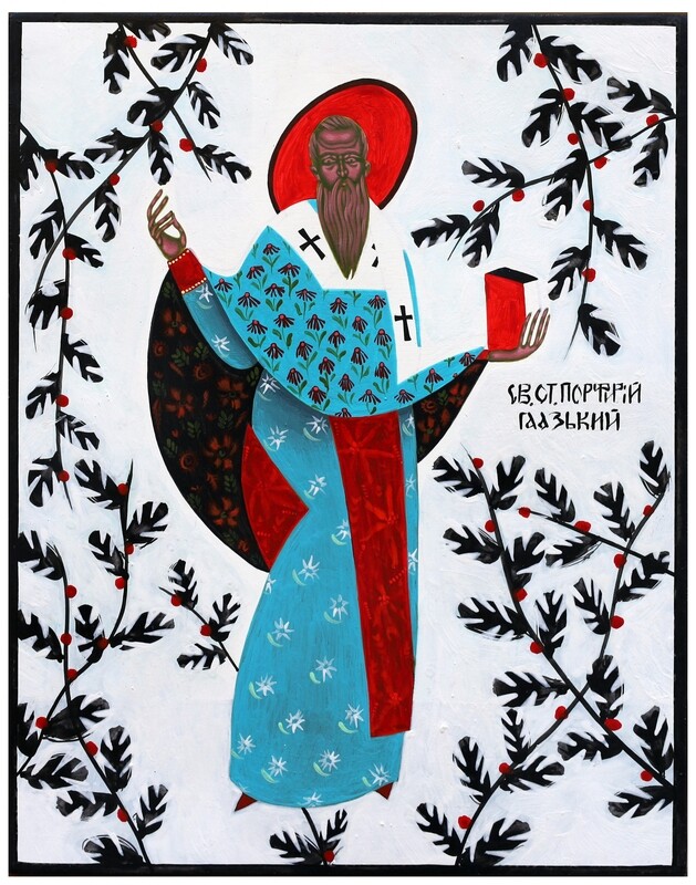 Iryna Solonynka "Saint Porphyrius of Gaza"