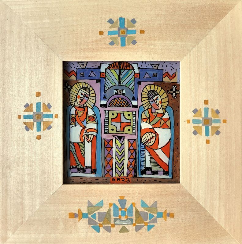 Oksana Andrushchenko "At the gate"