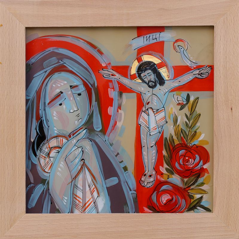 Uliana Krekhovets "At the Crucifixion"