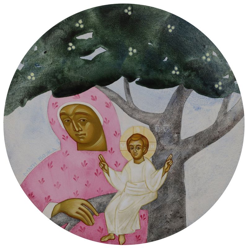 Kateryna Dmyterko "Christ Pantocrator"  Катерина Дмитерко "Вседержитель"