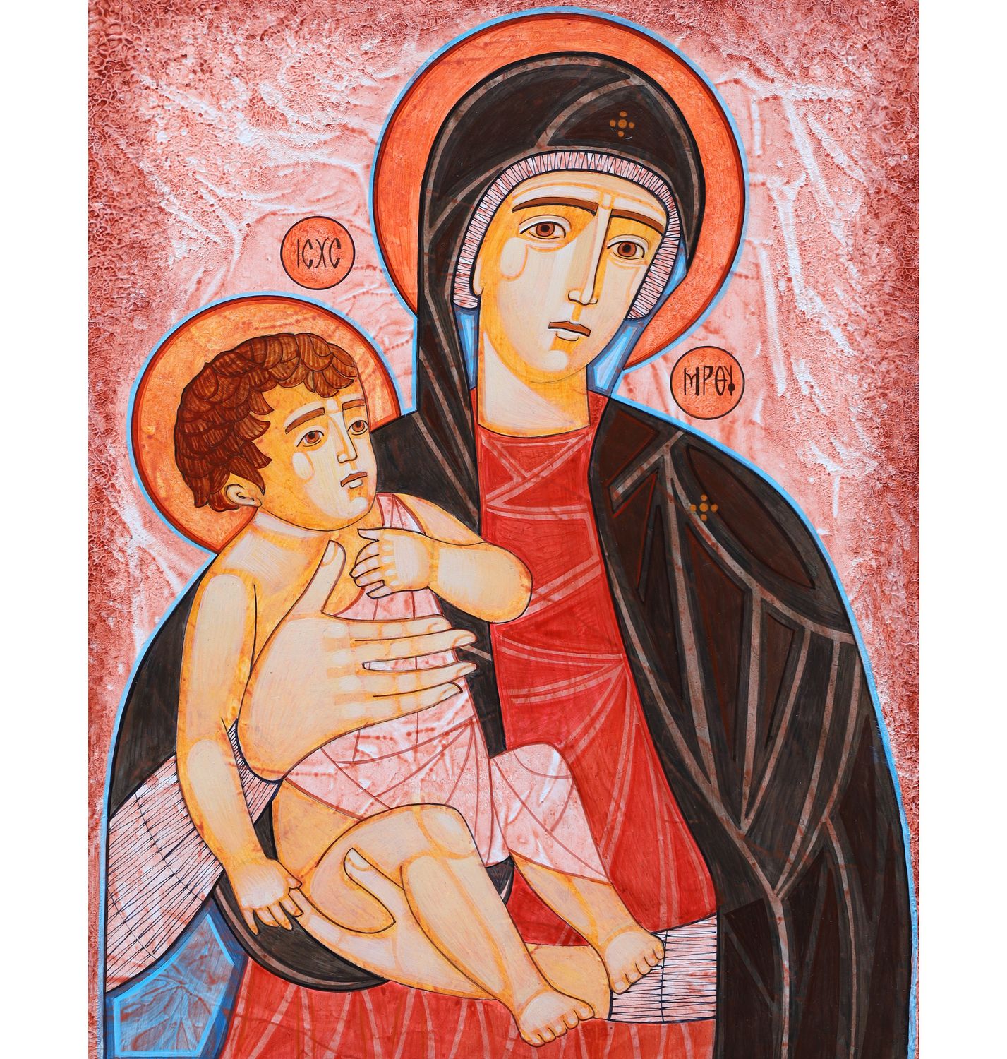 Borys Sheremeta "Madonna with a Child" Борис Шеремета "Богородиця з Ісусом"