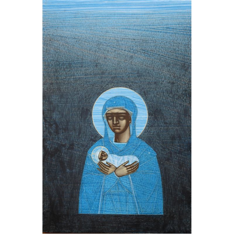Kateryna Kuziv “Mother of God with a Christ. Hope”
