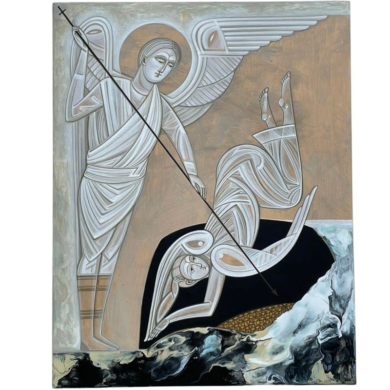 Olya Kravchenko "Archangel Michael. The Fall of the Angels"