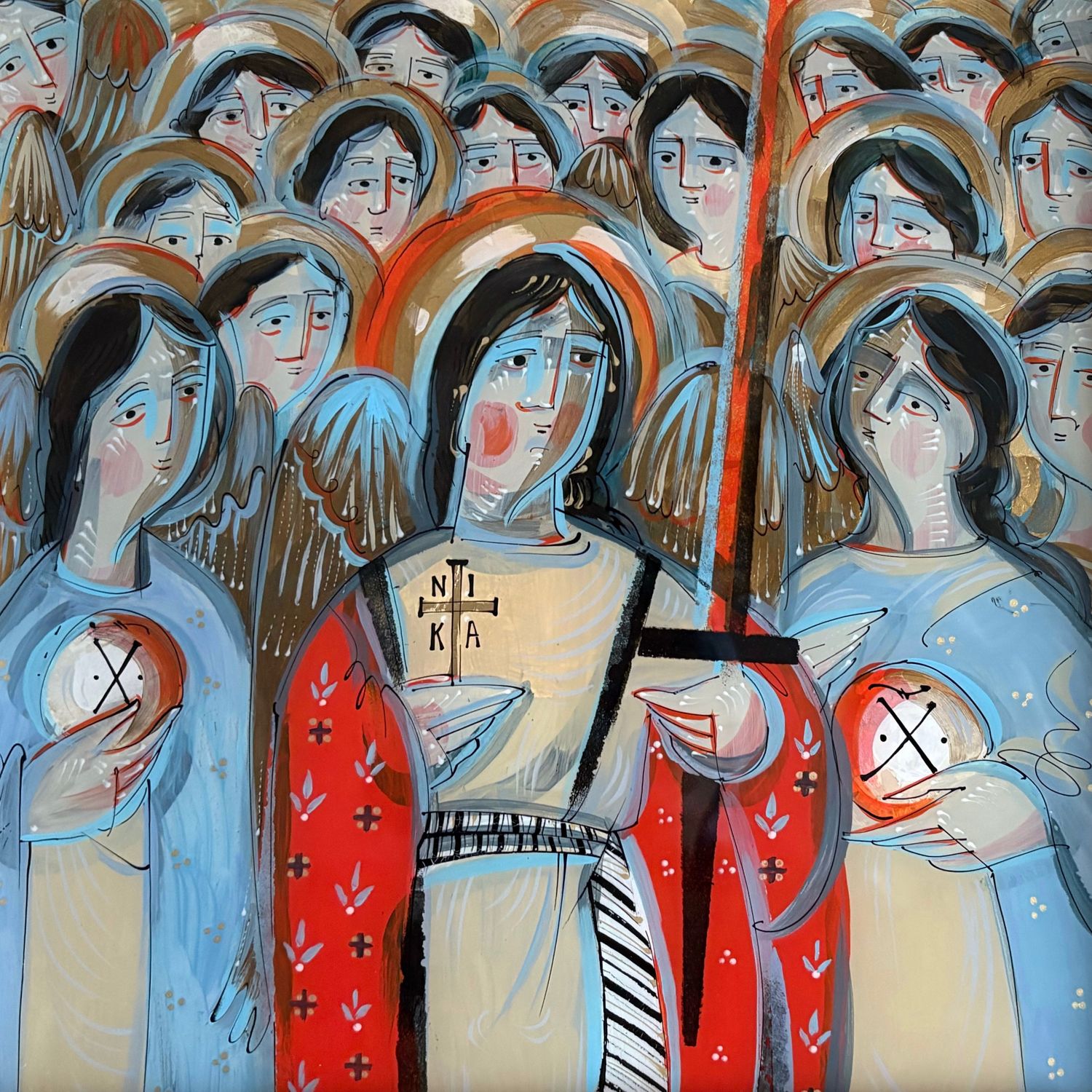 Uliana Krekhovets`"The Angelic Synaxis"