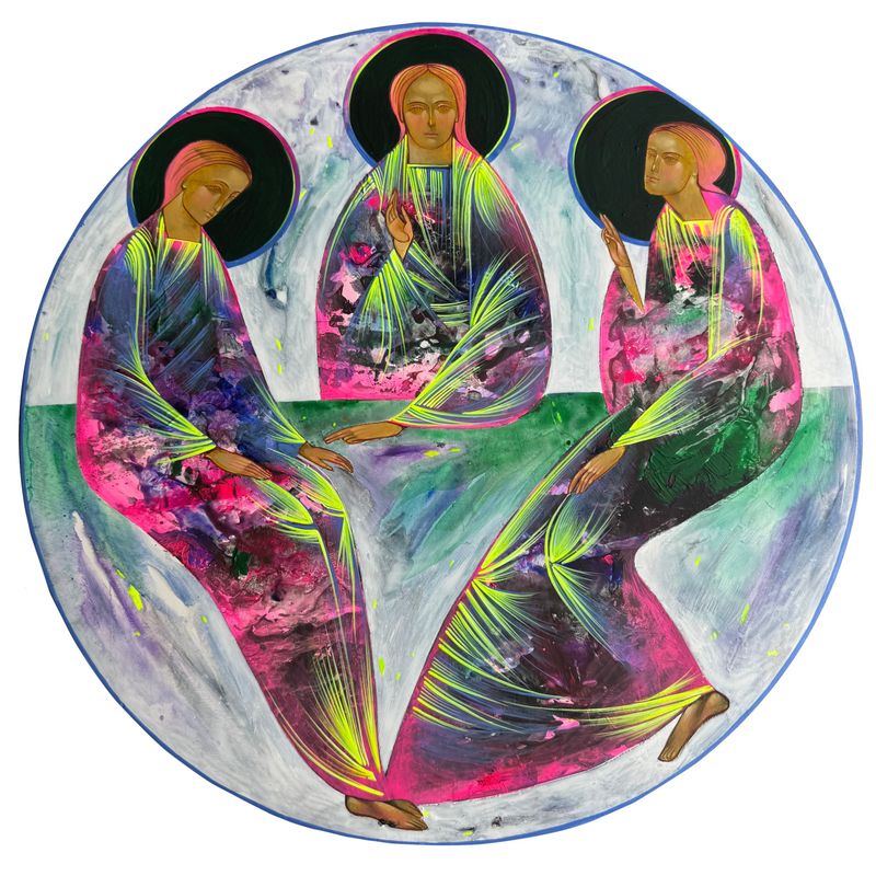 Kateryna Shadrina "The Holy Trinity"