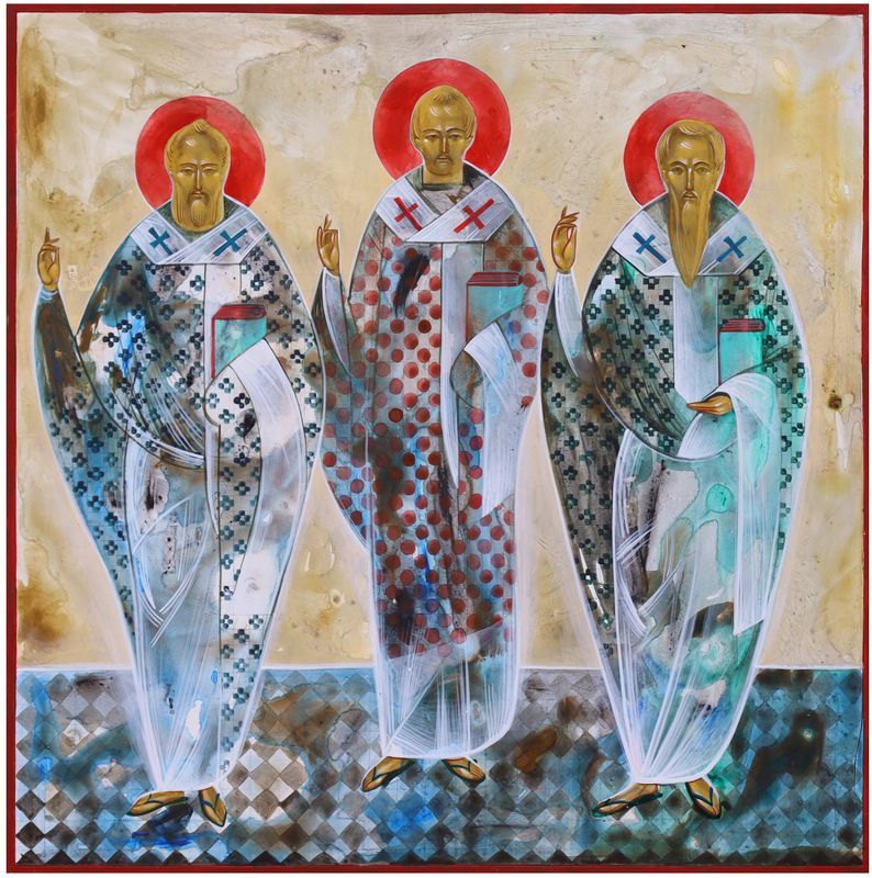 Kateryna Shadrina "The Three Holy Hierarchs"