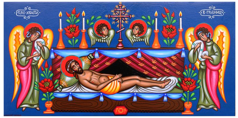 Anna Makać "The Body of Christ in the Tomb"