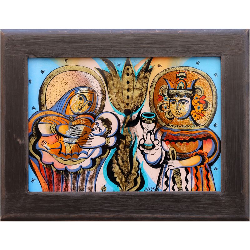 Oksana Romaniv-Triska "The Nursing Mother of God, Saint Barbara"