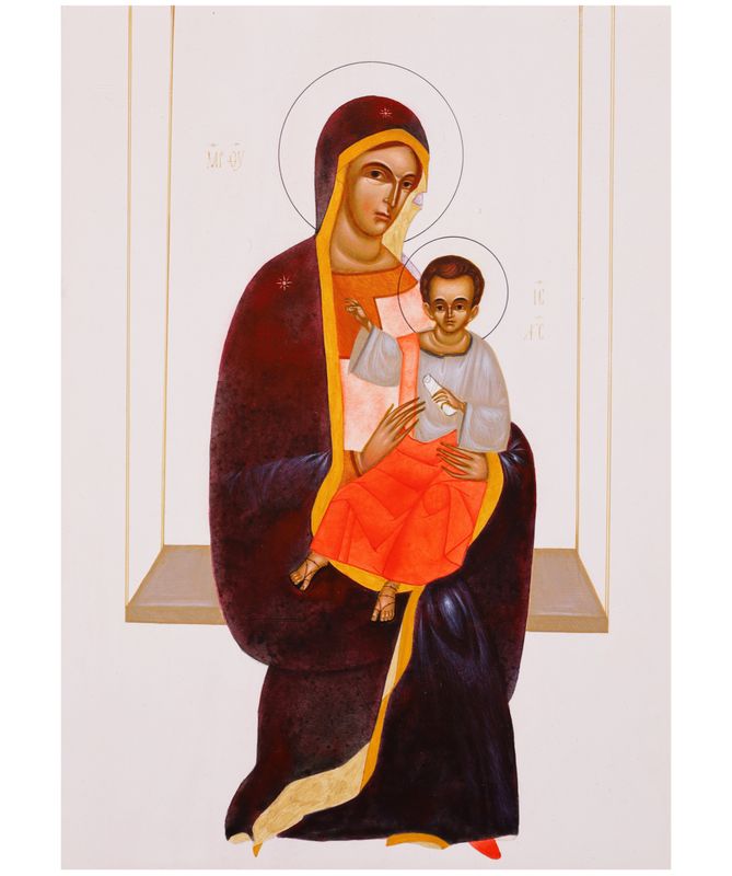 Alina Hrubets "The Synaxis of the Mother of God"