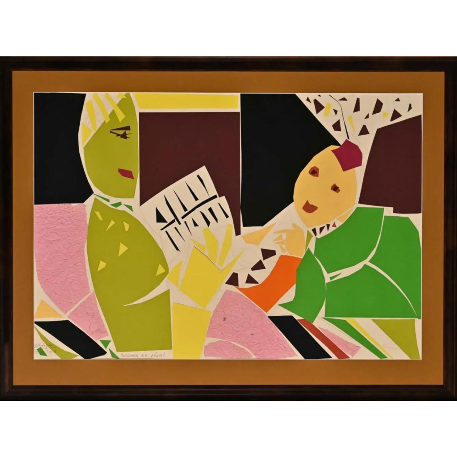 Liudmyla Loboda "Reading on a Rug"