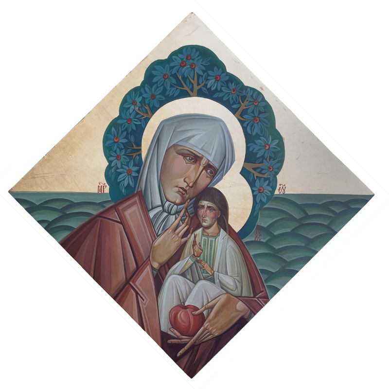 Ihor Zilinko "Virgin Mary with an Apple"