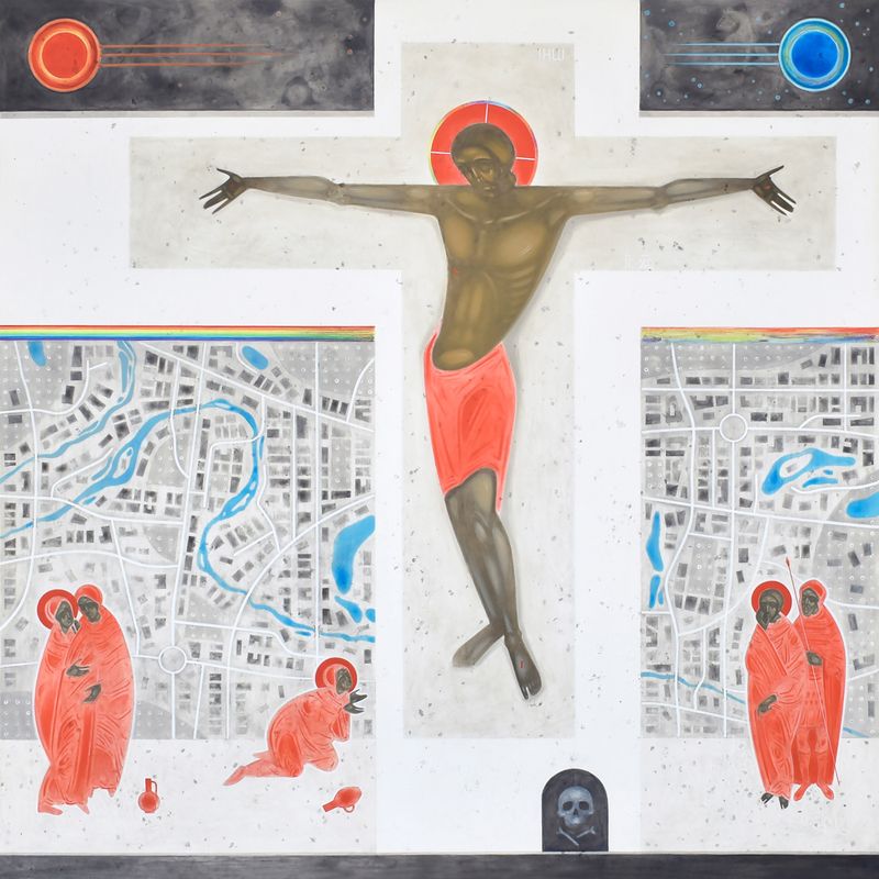 Khrystyna Kvyk "Crucifixion"