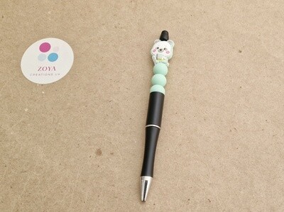 Silicone Bead Pen- Mint